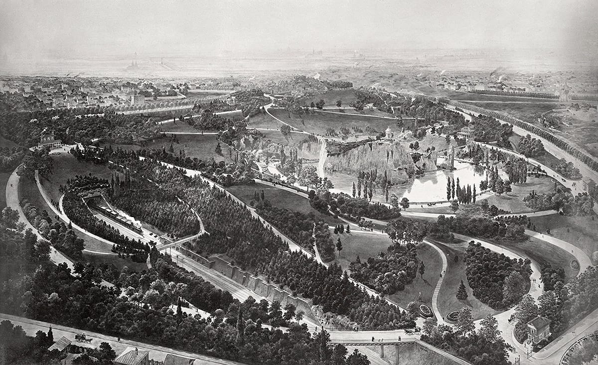 Vista de Buttes-Chaumont